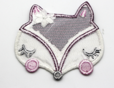 EB002 Design cartoon stereo embroidery stamp custom pocket embroidery pocket embroidery shop front view